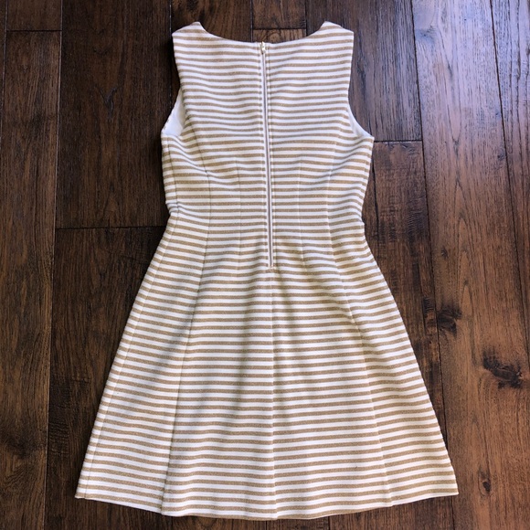 Lilly Pulitzer Brielle Gold/White Striped dress - Picture 8 of 8